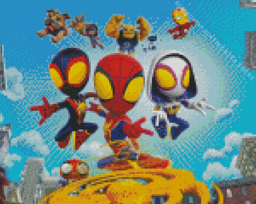 Spidey and His Amazing Friends 5D Diamond Painting