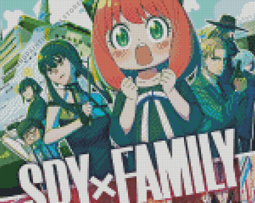 Spy x Family Anime 5D Diamond Painting