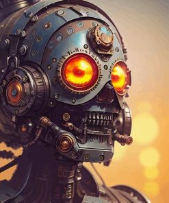 Steampunk Robot 5D Diamond Painting