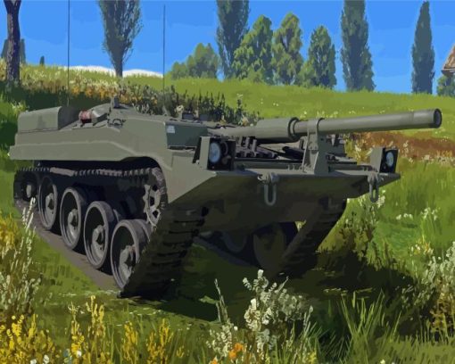 Stridsvagn 103 5D Diamond Painting