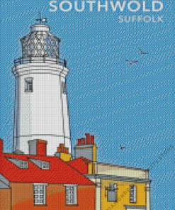 Suffolk Southwold Lighthouse 5D Diamond Painting