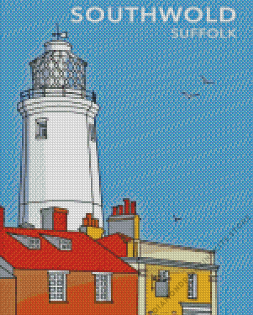 Suffolk Southwold Lighthouse 5D Diamond Painting