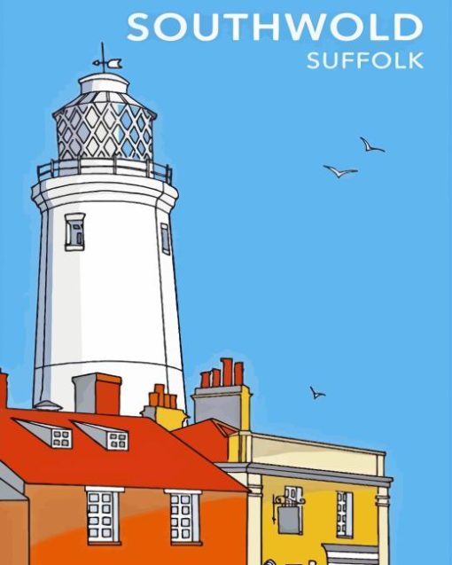 Suffolk Southwold Lighthouse 5D Diamond Painting