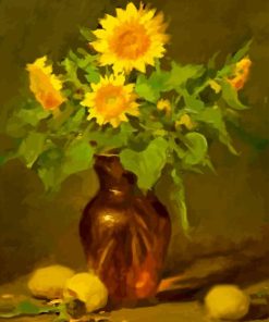 Sunflower and Lemons Art 5D Diamond Painting