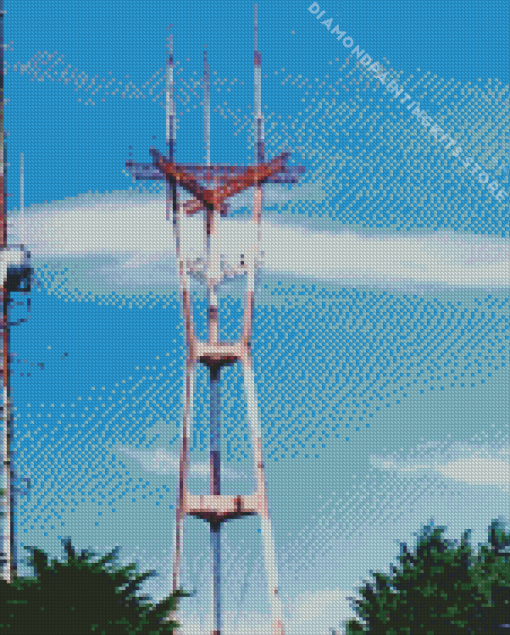 Sutro Tower 5D Diamond Painting