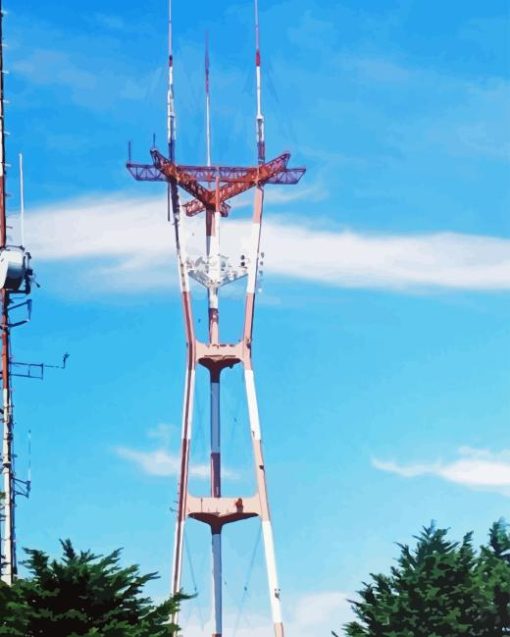 Sutro Tower 5D Diamond Painting