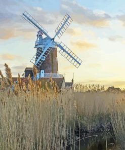 The Cley Windmill England 5D Diamond Painting