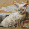 The Devon Rex Cat 5D Diamond Painting