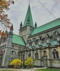 The Nidaros Cathedral Norway 5D Diamond Painting