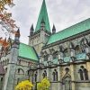 The Nidaros Cathedral Norway 5D Diamond Painting