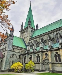 The Nidaros Cathedral Norway 5D Diamond Painting