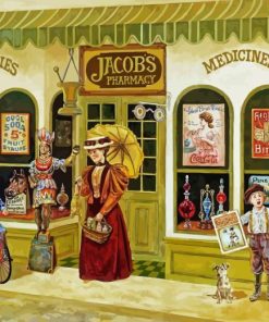 Vintage Jacob's Pharmacy 5D Diamond Painting