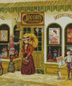 Vintage Jacob's Pharmacy 5D Diamond Painting