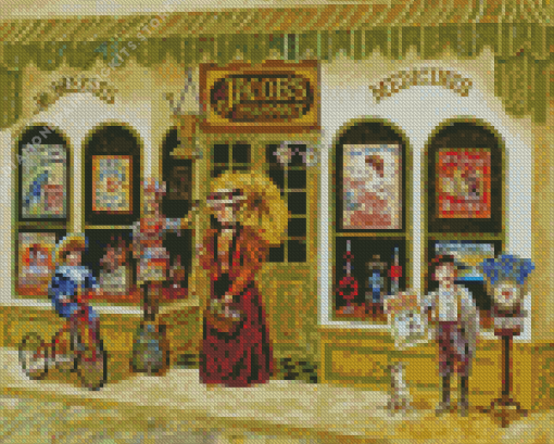 Vintage Jacob's Pharmacy 5D Diamond Painting