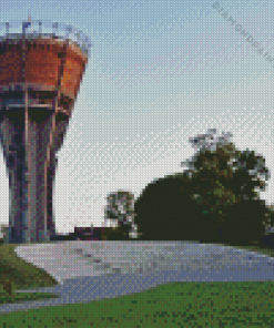 Vukovar Water Tower 5D Diamond Painting