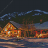 Winter Cottage 5D Diamond Painting