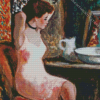 Woman at Dressing Table 5D Diamond Painting