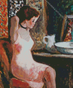 Woman at Dressing Table 5D Diamond Painting