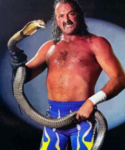 Wrestler Jake the Snake 5D Diamond Painting