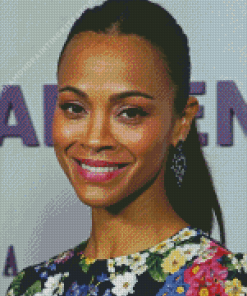 Zoe Saldana The Actress 5D Diamond Painting