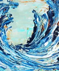 Abstract Waves 5D Diamond Painting