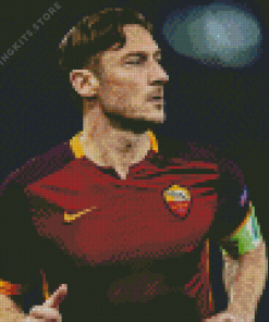 Footballer Francesco Totti 5D Diamond Painting