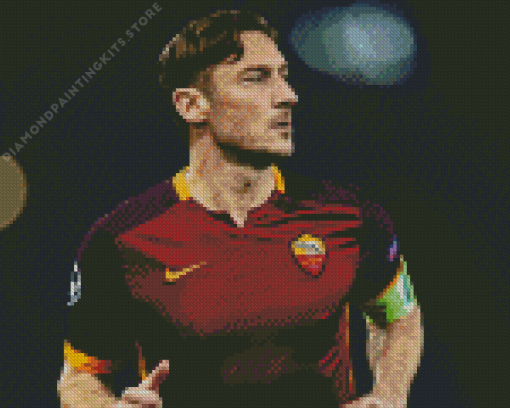 Footballer Francesco Totti 5D Diamond Painting