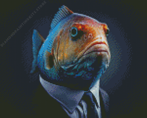 Funny Fish 5D Diamond Painting