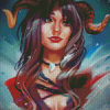 Aries Girl 5D Diamond Painting