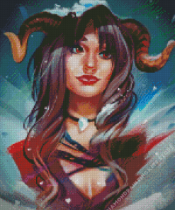 Aries Girl 5D Diamond Painting