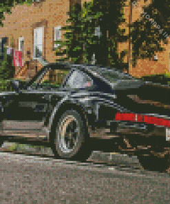 Black Old Porsche 5D Diamond Painting
