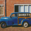 Blue Morris Car 5D Diamond Painting