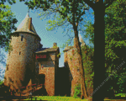 The Castell Coch 5D Diamond Painting