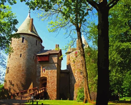 The Castell Coch 5D Diamond Painting