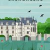 Chenonceau Poster 5D Diamond Painting