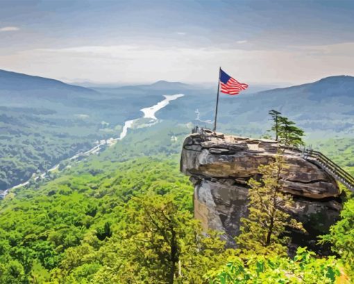 Chimney Rock 5D Diamond Painting