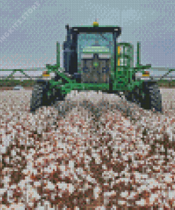 Cotton Harvester 5D Diamond Painting