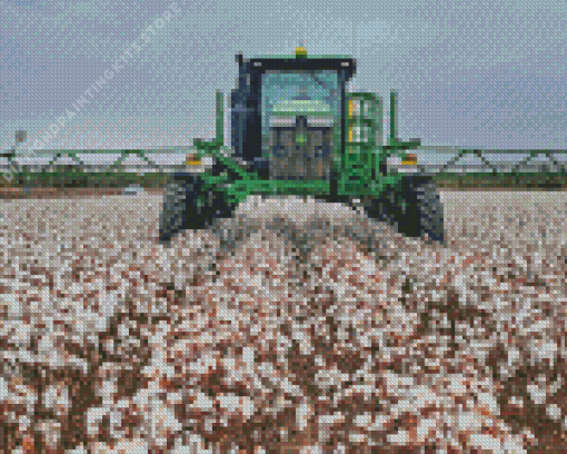 Cotton Harvester 5D Diamond Painting