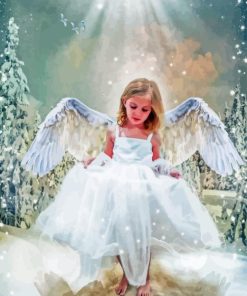 Snow Angel 5D Diamond Painting