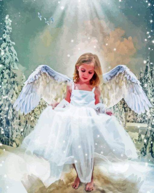 Snow Angel 5D Diamond Painting