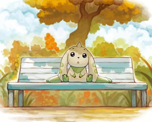 Cute Terriermon 5D Diamond Painting