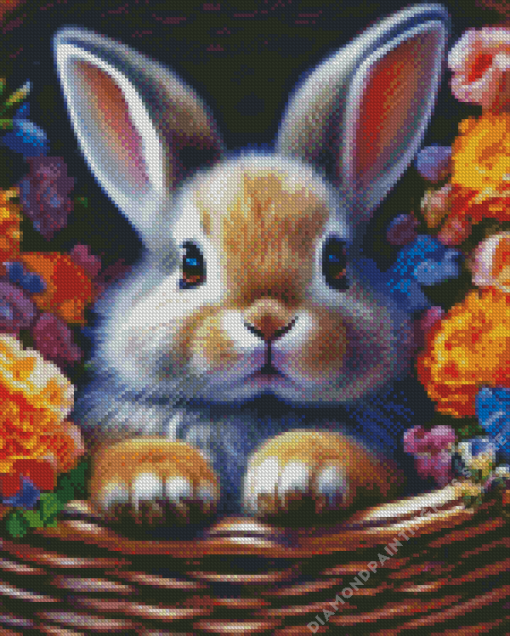 Cute Bunny Donald Zolan 5D Diamond Painting