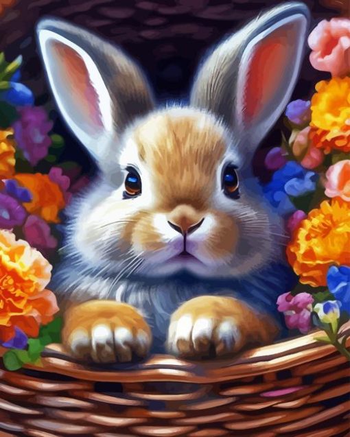 Cute Bunny Donald Zolan 5D Diamond Painting