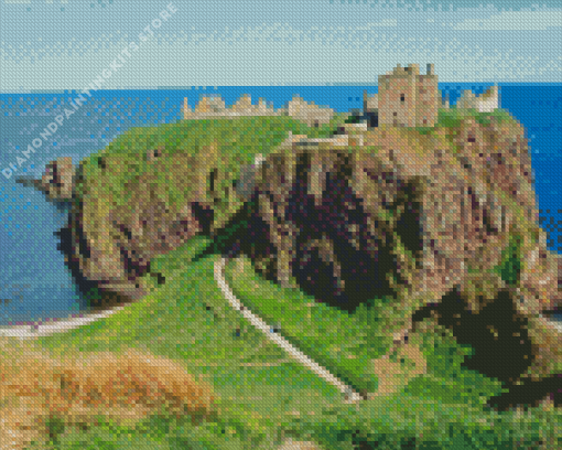 Dunnottar Castle 5D Diamond Painting