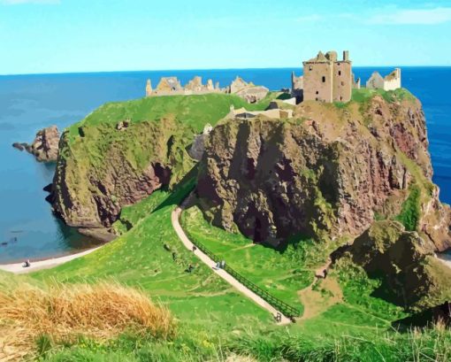 Dunnottar Castle 5D Diamond Painting