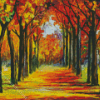 Fall Trees Art 5D Diamond Painting