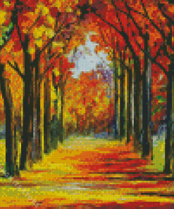 Fall Trees Art 5D Diamond Painting