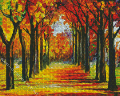 Fall Trees Art 5D Diamond Painting