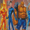 Fantastic Four 5D Diamond Painting