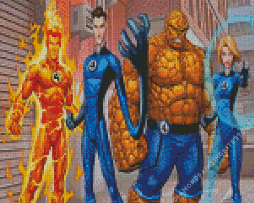 Fantastic Four 5D Diamond Painting